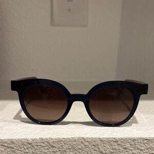 Anne & Valentin Elegant Navy Blue Sunglasses
